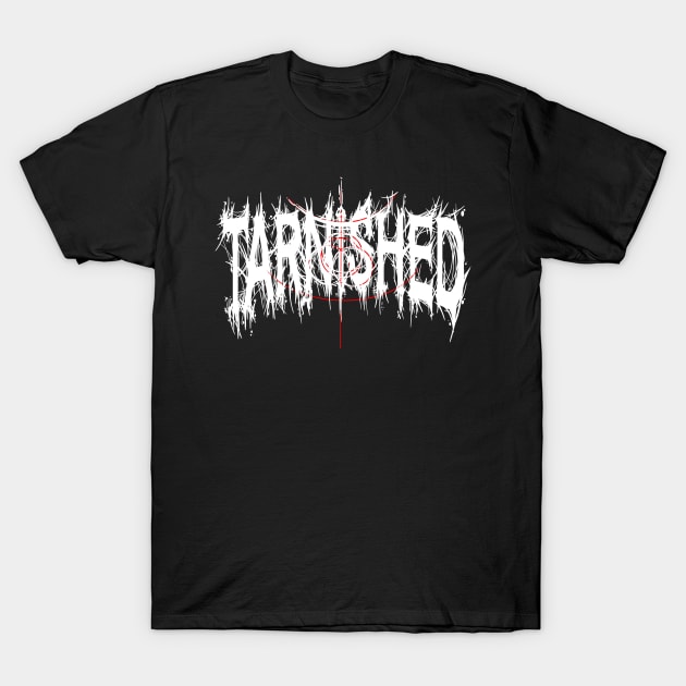 Tarnished white metal font T-Shirt by Proxxichu